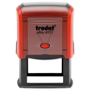 Trodat Printy TVC4927 Bespoke Custom Stamp Self-Inking Up to 8 lines Ref 156322 Ident: 348E