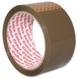 Sellotape Cellux Tape Economy General Purpose 48mmx50m Buff Ref 0550 [Pack 6] Ident: 158A