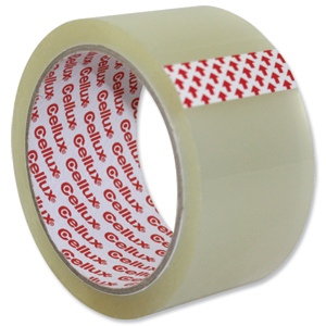 Sellotape Cellux Tape Economy General Purpose 48mmx50m Clear Ref 0857 [Pack 6]