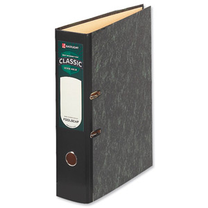 Rexel Classic Lever Arch File Slotted 70mm Foolscap Cloudy Grey Ref 26115EAST [Pack 10] Ident: 223B