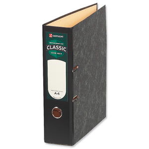 Rexel Classic Lever Arch File Slotted 70mm A4 Cloudy Grey Ref 26145EAST [Pack 10]