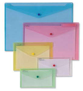 Snopake Polyfile Classic Wallet File Polypropylene A5 Assorted Ref 11395 [Pack 5] Ident: 195B