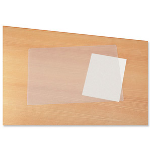 Durable Duraglas Desk Mat Transparent Anti-glare W650xD500mm Ref 7113/19