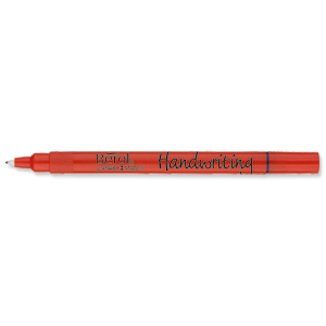 Berol Handwriting Pen Water-based Ink Plastic 0.9mm Tip 0.6mm Line Blue Ref S0378760 [Pack 12] Ident: 74E