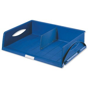 Jumbo Letter Tray Blue