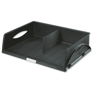 Jumbo Letter Tray Black