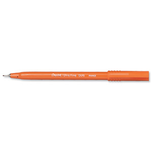 Pentel S570 Ultra Fine Pen Plastic 0.6mm Tip 0.3mm Line Black Ref S570-A [Pack 12] Ident: 75C