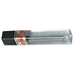 Pentel Refill Lead Extra-strong Hi-polymer in Tube of 12 x 2B 0.5mm Ref C505-2B [12 Tubes]