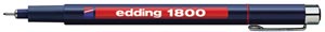 Edding 1800 Profipen Technical Drawing Pen 0.5mm Tip Black [Pack 10]