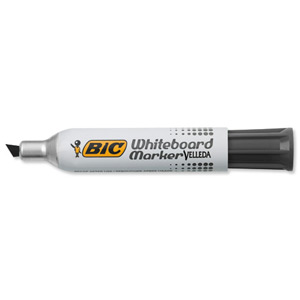 Bic 1781 Whiteboard Marker Chisel Tip Line Width 3.5-5.5mm Black Ref 1199178109 [Pack 12] Ident: 97H