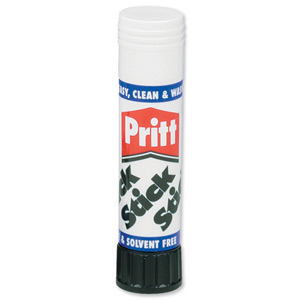 Pritt Stick Glue Solid Washable Non-toxic Standard 11gm Ref 1478529 [Pack 25] Ident: 350A