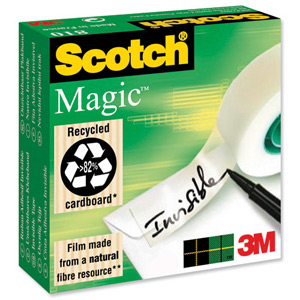 Scotch Magic Tape 12mmx66m Matt Ref 8101266 [Pack 2]