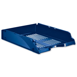 Esselte Transit Letter Tray W245xD330xH60mm Blue Ref 15652