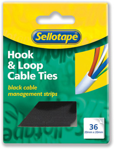 Sellotape Cable Ties 200mm [Pack 6]