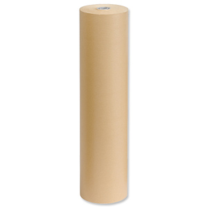 Kraft Paper Strong Thick for Packaging Roll 70gsm 750mmx300m Brown