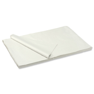 Tissue Paper Acid Free for Packaging 17gsm Sheet 500x750mm White [Pack 480] Ident: 151B