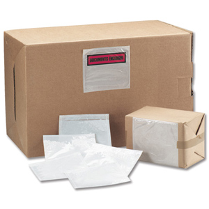Packing List Envelopes Polythene A6 Plain 158x110mm [Pack 1000] Ident: 126C