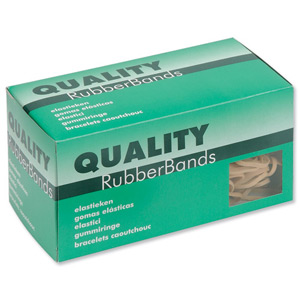 Quality Rubber Bands Assorted Sizes Ref AR24545 [Box 0.454kg] Ident: 162E