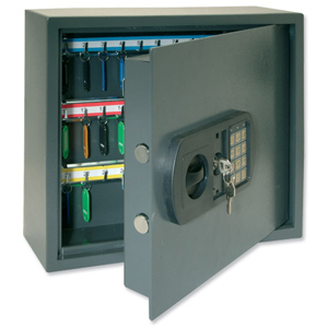 High Security Key Safe with Electronic Key Pad and 30mm Double Bolt Locking 100 Keys Ident: 556D