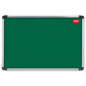 Nobo Euro Plus Noticeboard Felt with Fixings and Aluminium Frame W1831xH1220mm Green Ref 30230150 Ident: 271A