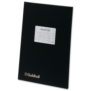 Guildhall Attendance Register 24 Openings 298x203mm Black Ref T1030Z Ident: 50F