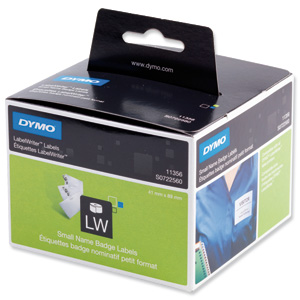 Dymo LabelWriter Labels Name Badge 89x41mm Ref 11356 S0722560 [Pack 300] Ident: 721F