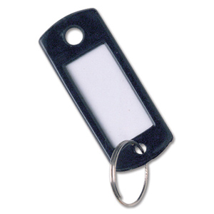 Key Hanger Standard with Fob Black [Pack 100] Ident: 556G