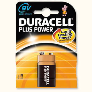 Duracell Plus Power MN1604 Battery Alkaline 9V Ref 81275361 Ident: 648A