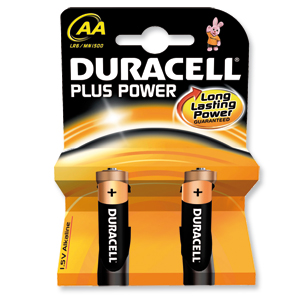 Duracell Plus Power Battery Alkaline 1.5V AA Ref 81275181 [Pack 2] Ident: 648A