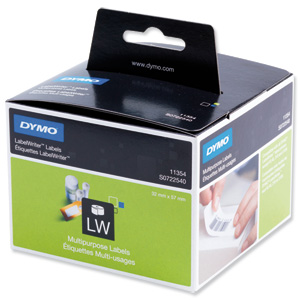 Dymo LabelWriter Labels Multipurpose 57x32mm Ref 11354 S0722540 [Pack 1000] Ident: 721F