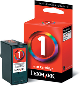 Lexmark No. 1 Inkjet Cartridge Page Life 200pp Colour Ref 18CX781E Ident: 822A