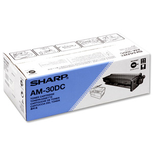 Sharp Laser Toner Cartridge Page Life 3000pp Black Ref AM30DC Ident: 834H
