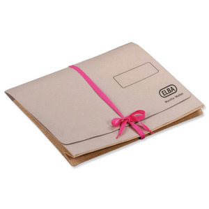 Elba Deed Legal Wallet with Security Ribbon Capacity 51mm Foolscap Buff Ref 100080791 [Pack 25] Ident: 193C