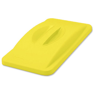 Rubbermaid Slim Jim Lid for General Recycling System Yellow Ref 2688-88-YEL Ident: 518B
