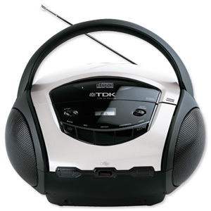 TDK CD/USB Portable Boombox with AM/FM Radio Ref T78835