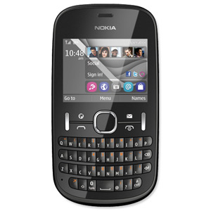 Nokia Asha 201 Phone Sim Free Black Ident: 640F