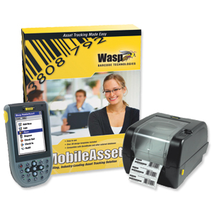 Wasp Mobile Asset Manager with Mobile Computer and Desktop Barcode Printer Ref WPA1200/WPL305 Ident: 555D