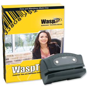 Wasp Time V6 STD Time and Attendance System Barcode Clock Solution Ref 633808551476 Ident: 555B