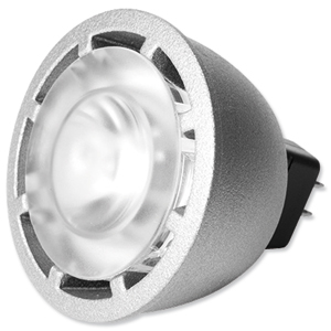 Verbatim Bulb LED MR16 GU5 Socket 3W Warm White 110 Luminous Flux Dimmable Ref 52102 Ident: 493B