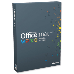 Microsoft Office for Mac Home and Business Multi Pack 2011 Ref W9F-00014 Ident: 760D