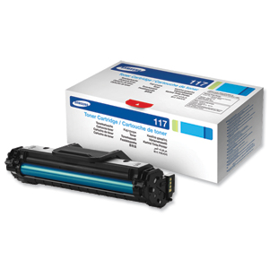 Samsung Laser Toner Cartridge and Drum Unit Page Life 2500pp Black Ref MLT-D117S/ELS