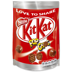 Kit Kat Pop Choc Sharing Bag Pouch 140g Ref 12161504 Ident: 621B