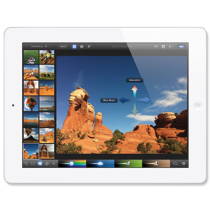 Apple iPad 3rd Generation WiFi + Cellular 16GB 9.7in Display 2048x1536px Bluetooth 4.0 White Ref MD369B/A Ident: 639A