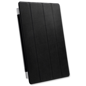 Apple iPad Smart Cover for iPad 2+ Magnetic Microfibre Lining Leather Black Ref MD301ZM/A Ident: 639B