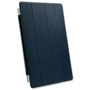 Apple iPad Smart Cover for iPad 2+ Magnetic Microfibre Lining Leather Navy Ref MD303ZM/A