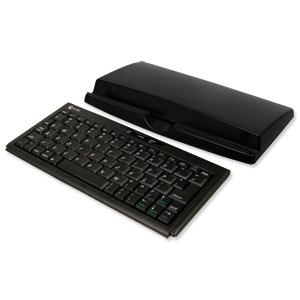 MaCally Wireless Mini Keyboard and Stand Bluetooth v2.0 LED Indicators W103xD222xH16mm Ref BTKEYMINI