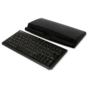 MaCally Wireless Mini Keyboard and Stand Bluetooth v2.0 LED Indicators W103xD222xH16mm Ref BTKEYMINI Ident: 755G