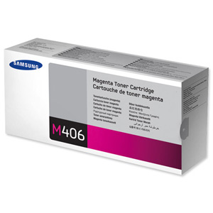 Samsung Laser Toner Cartridge Page Life 1000pp Magenta Ref M406CLTS/ELS