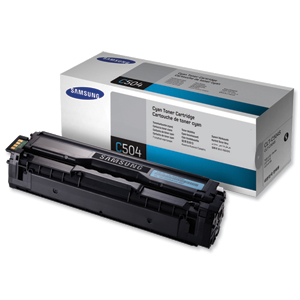 Samsung Laser Toner Cartridge Page Life 1800pp Cyan Ref CLT-C504S/ELS Ident: 682F