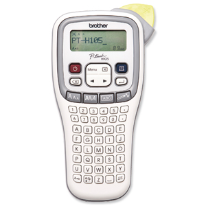 Brother P-Touch Labelmaker Handheld Prints TZE up to 12mm Width Ref PT-H105 Ident: 726A